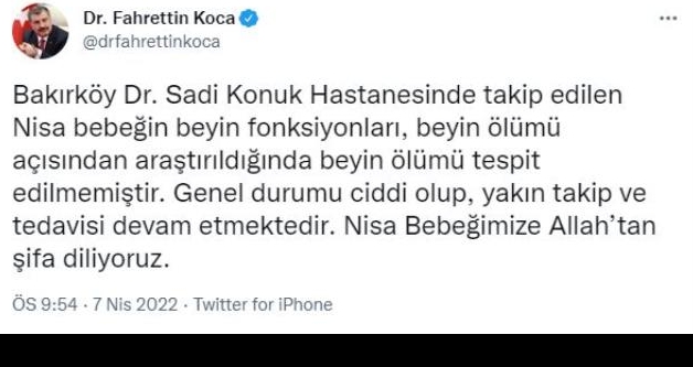 Nisa bebek i�in