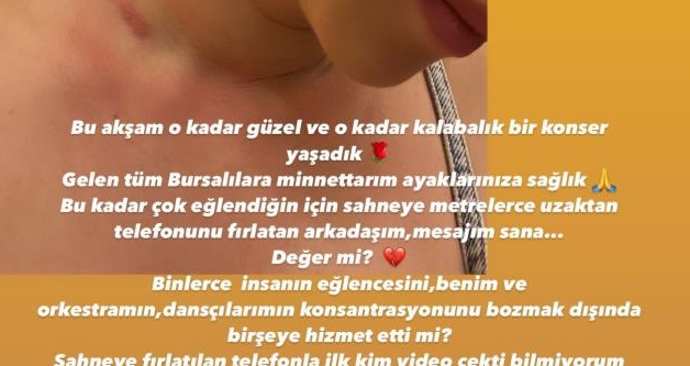 Ece Se�kin'e Konser S�ras�nda Sa'ld�r�