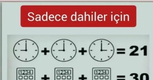 Sadece Zekiler in Test