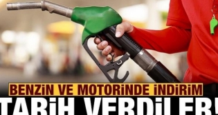 Motorin ve benzine indirim