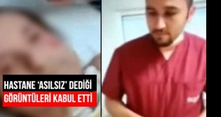Hastanede kan grntlerde