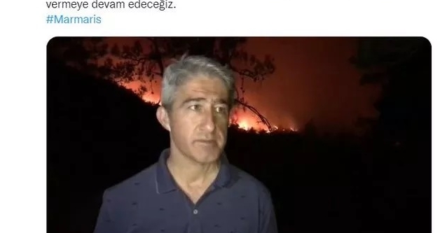 Marmaris'te Orman Yakan Kii