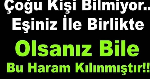 Bunlar� yapmay�n