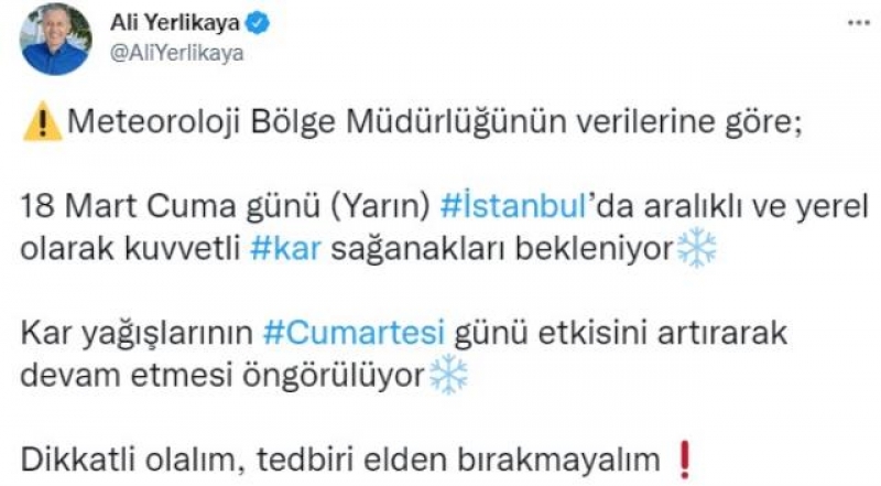 Yarn iin karar geldi