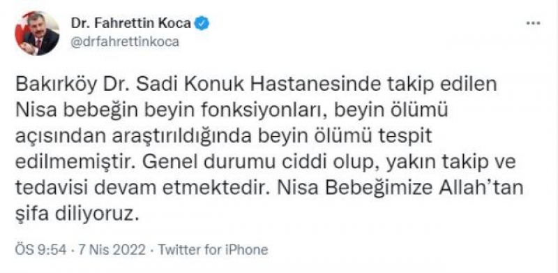 Nisa bebek iin