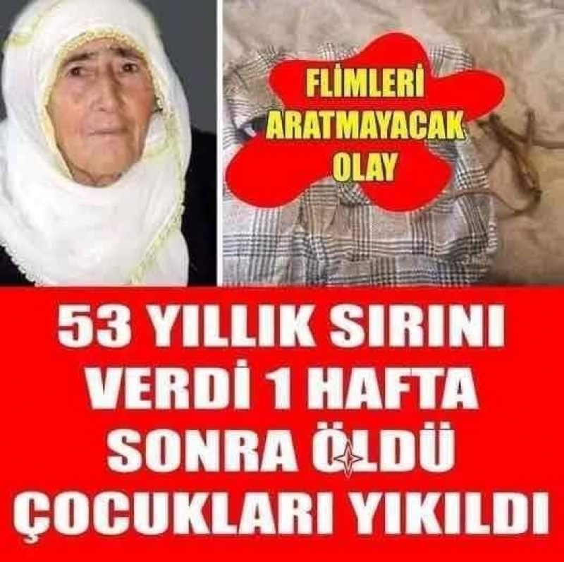 53 yllk srrn verdi