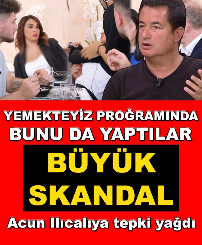 Yemekteyiz programnda