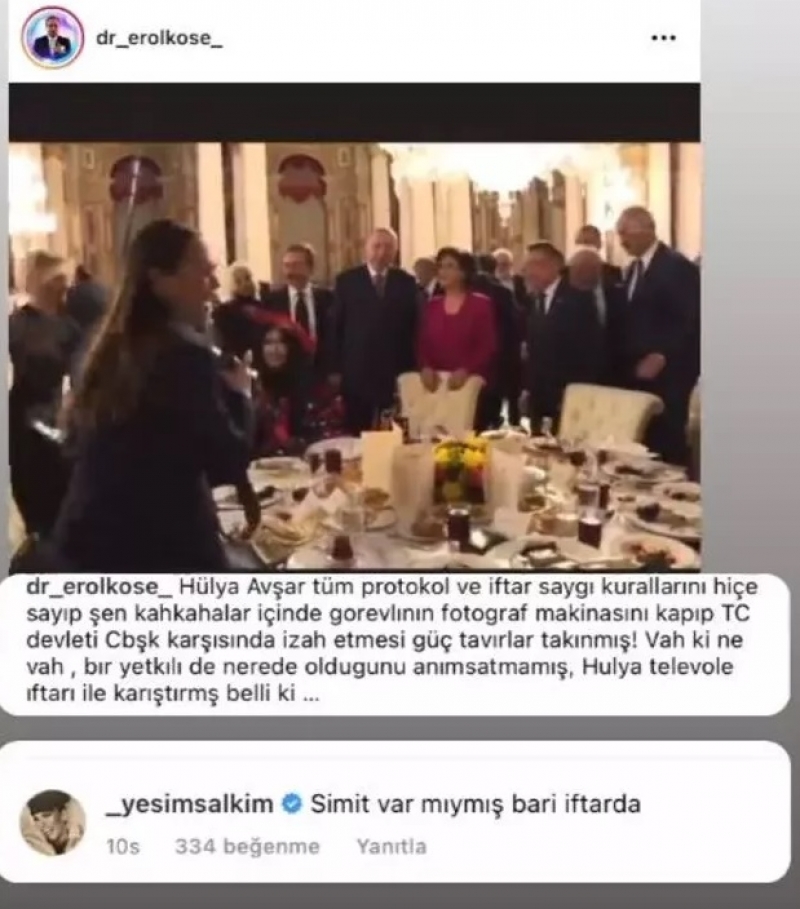 Hlya Avar'n iftardaki halini gren Yeim Salkm