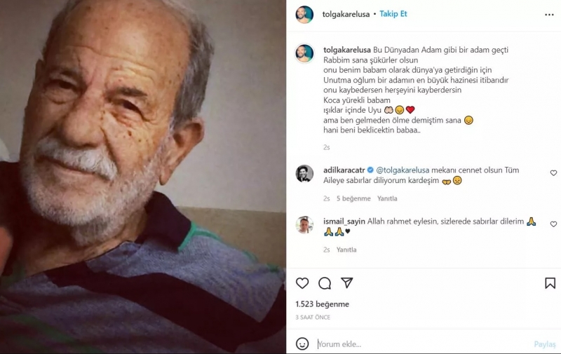 ABD'ye yerleen Tolga Karel'den Gelen Haber