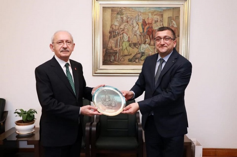 Belediye bakan grevden alnd