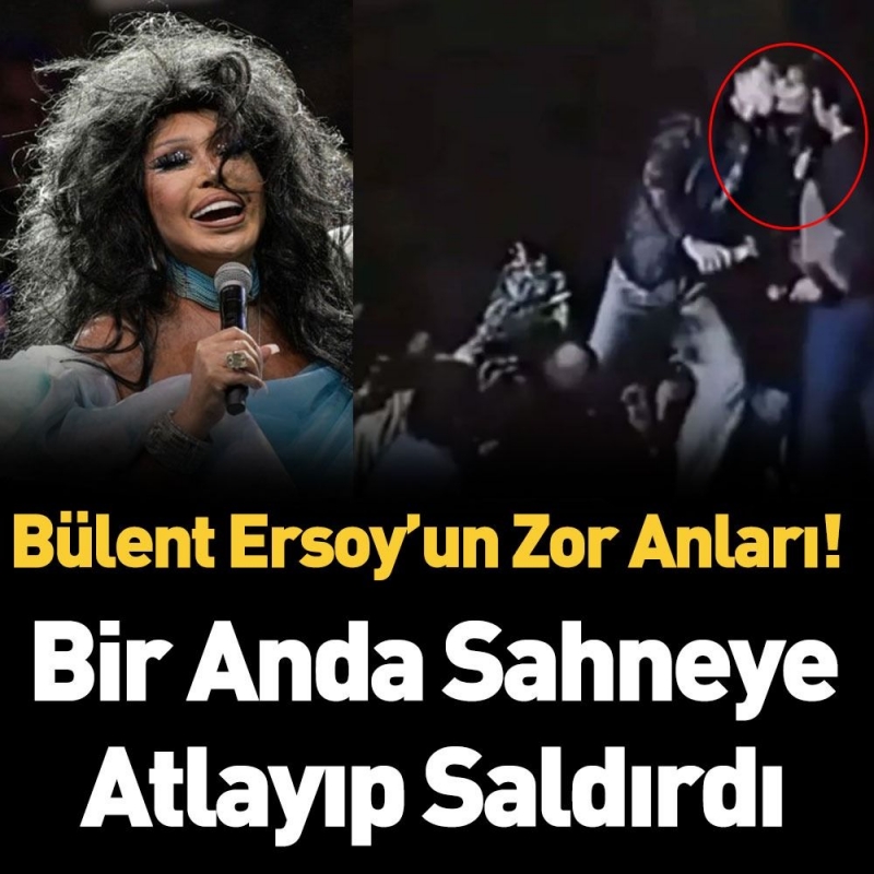 Blent Ersoy'un konser verdii esnada