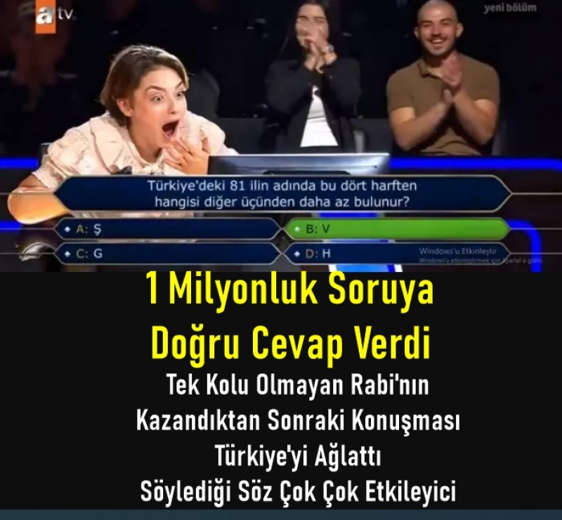 Yarmay Kazanan Rabia Konumas