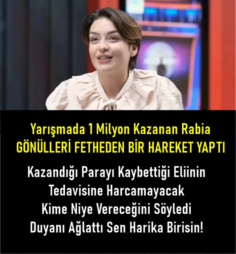 Yarmada Kazanan Rabia Sevindirdi